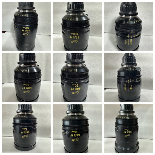 Used Cooke T1.4 S8/i Full Frame Prime Lens Set